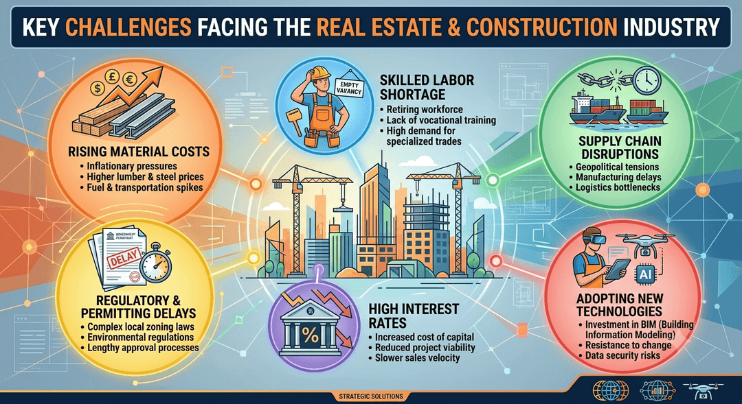 Key Challenges Facing the Real Estate & Construction Industry - Real Estate Construction